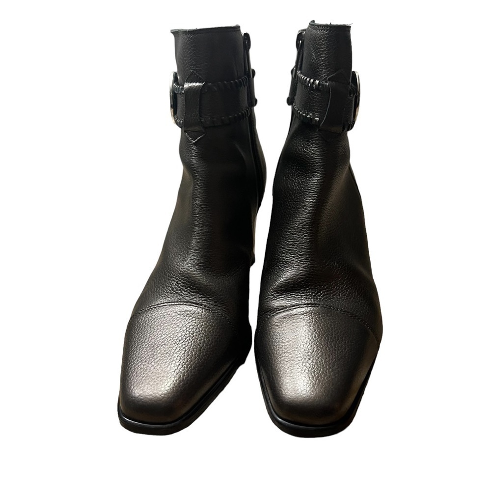 BRIGHTON Rylee Buff & Luxe Wesley Western Calf Boots Size 10 - Picture 4 of 11